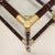 Bamboo and Brass Coffee Table with Wheels, 1950s-1960s For Sale - Image 3 of 9