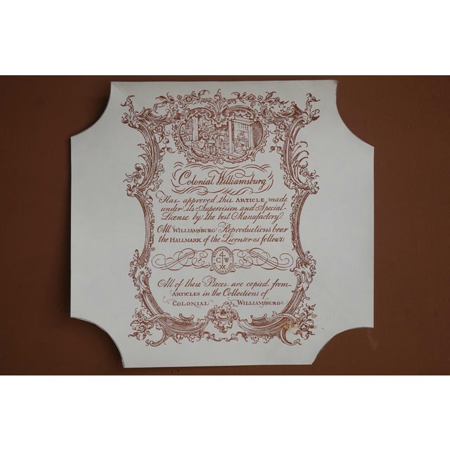 Pair Mirror Fair Colonial Williamsburg Oval Looking Glass Mirrors For Sale - Image 11 of 12