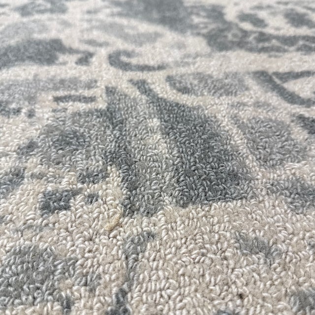 8ft 1 in × 11ft 11in Pottery Barn Bosworth Hand-Tufted Wool Area Rug For Sale - Image 9 of 12