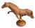 Vintage Hand Carved Large Stallion Wood Sculpture Equestrian Decor. For Sale - Image 9 of 11