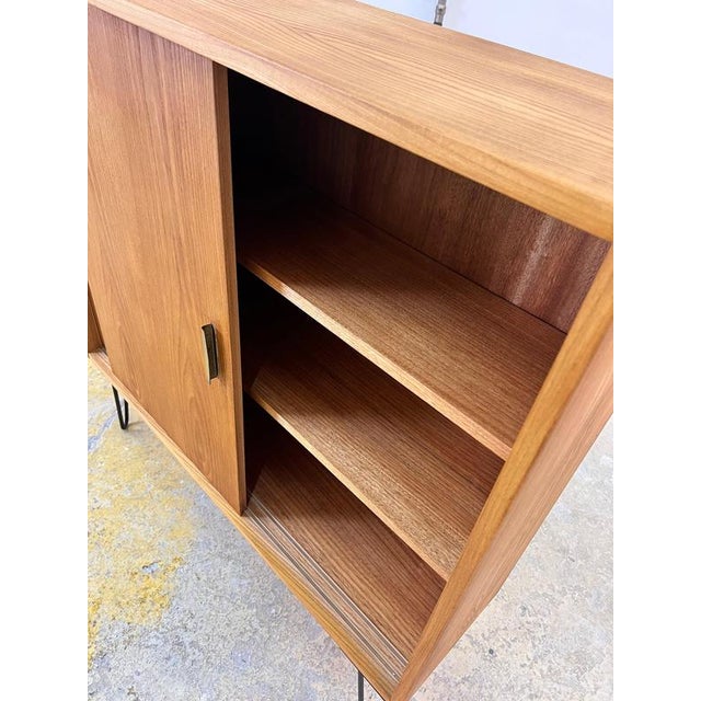 Wood Type 605 Sideboard with Sliding Doors by Herbert Eilenberg for Hellerau For Sale - Image 7 of 11