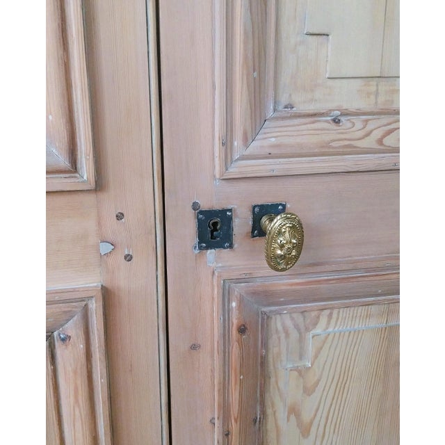 Antique Double Doors in Wood, 1890s, Set of 2 For Sale - Image 13 of 18