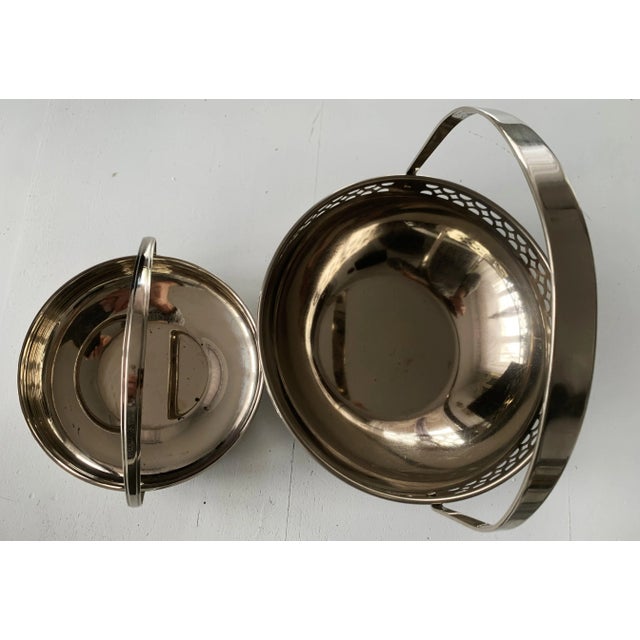 Metal Bowls in Chrome from MFI, 1960s, Set of 2 For Sale - Image 10 of 13