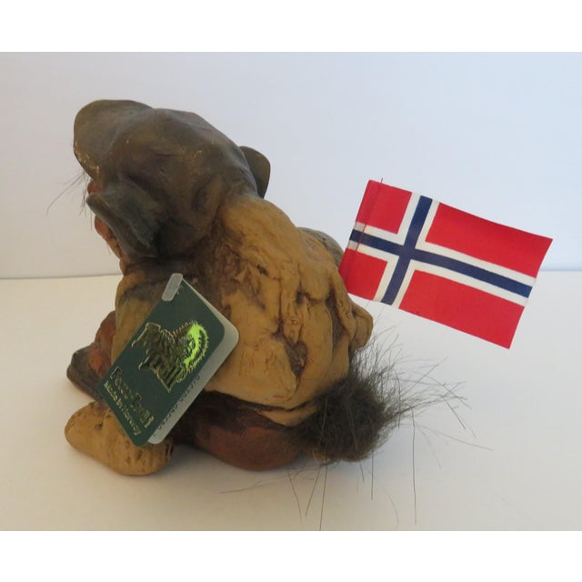 Vintage Fosse Troll Figurine From Norway With Orig Tag #157 Not Common For Sale In Dallas - Image 6 of 10