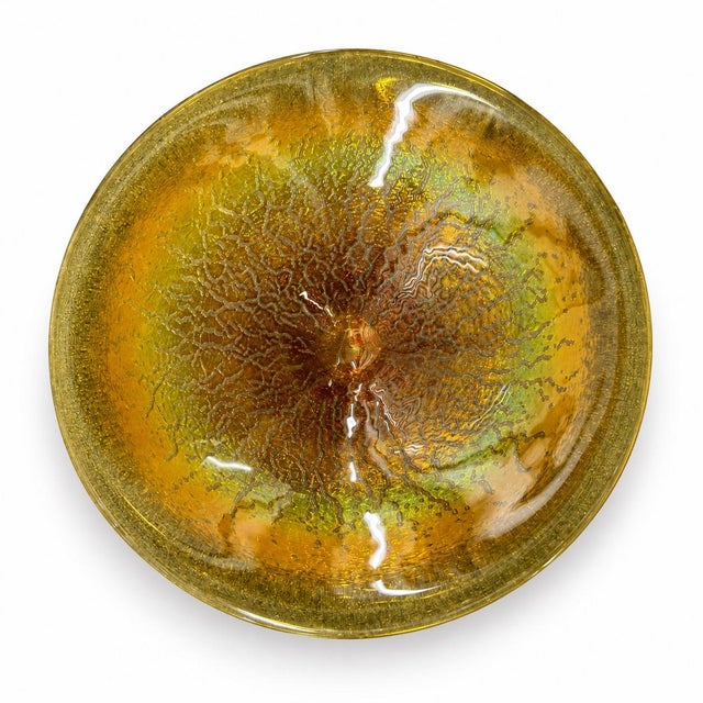 by celebrated glass artists Carol O’Brien and Paul Willsea of Willsea O’Brien Glass. This exceptional sculptural vessel...