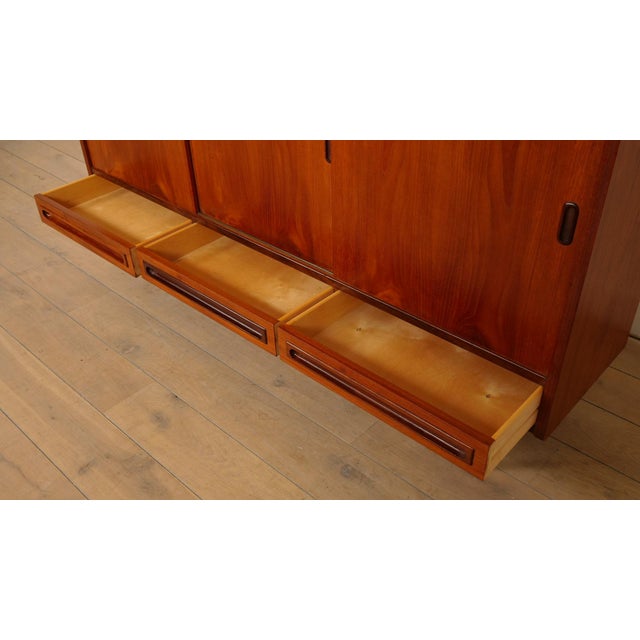 Vintage Danish Teak Highboard For Sale - Image 9 of 10