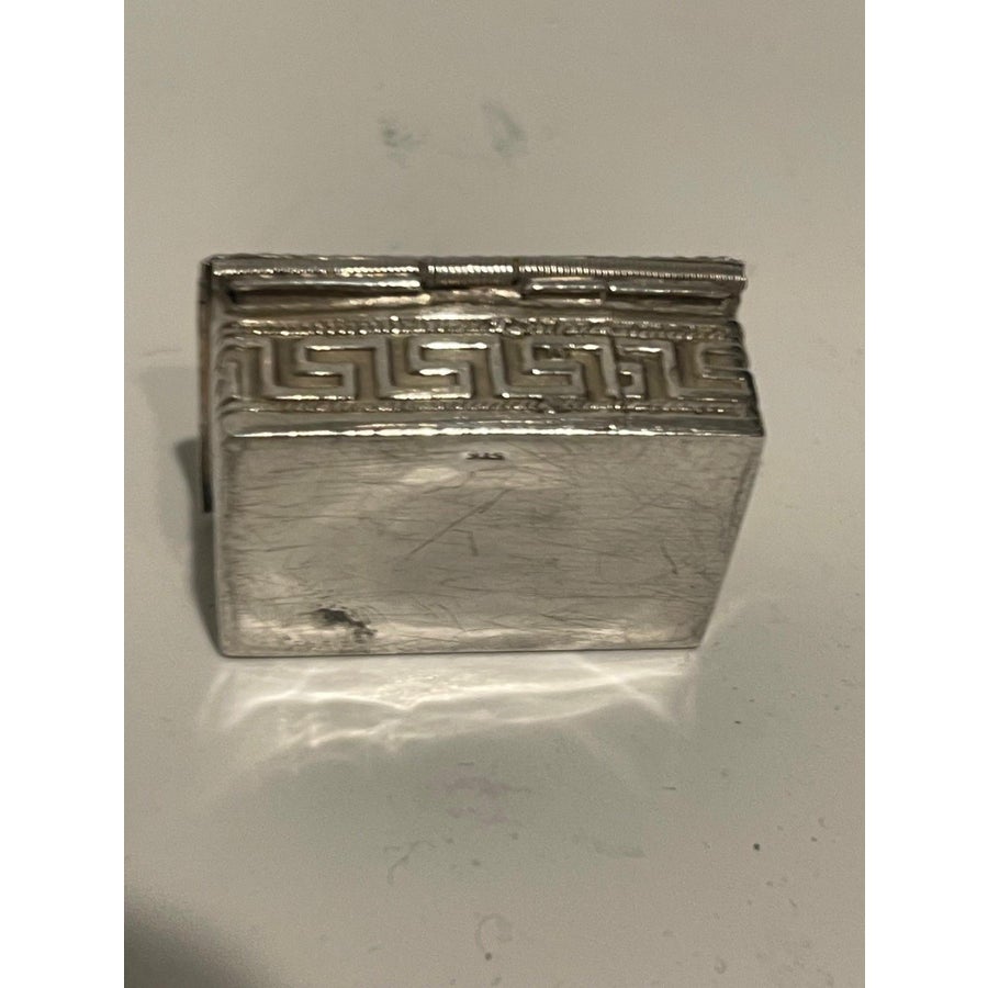 Sterling Silver Pill Box シルバーピルケース Vintage Sterling Silver Pill Trinket Boxes —*Trinket & Pill