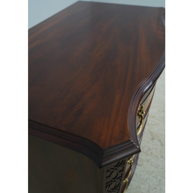 Henkel Harris Mahogany Bachelor Chest W. Pull Out Slide For Sale - Image 12 of 17