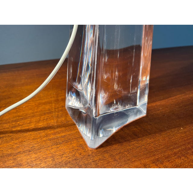 Mid-Century French Glass Table Lamp from Daum, 1960s For Sale - Image 13 of 18