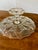 Mid-Century Modern L E Smith Heritage Collection “Quintec” Pattern Pedestal Cake Stand For Sale - Image 3 of 12
