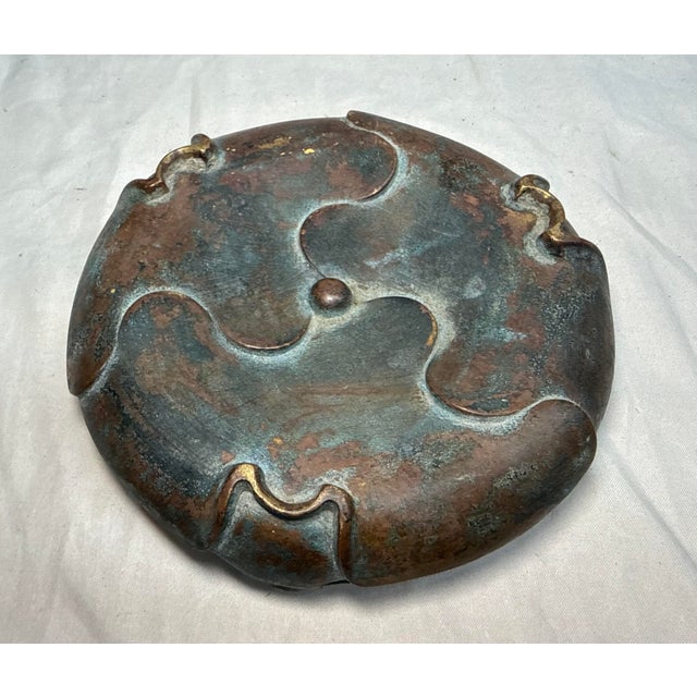 Antique Chinese Qing Dynasty Bronze Censer Incense Burner Stand For Sale In New York - Image 6 of 10