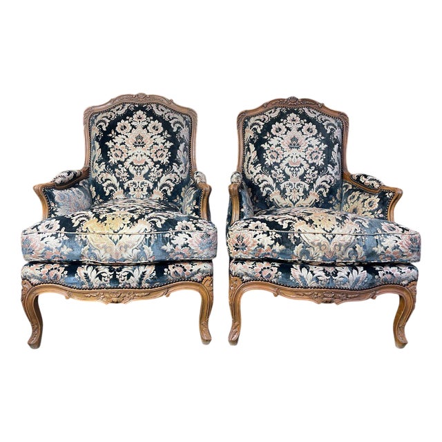Set of Louis XV Armchairs For Sale