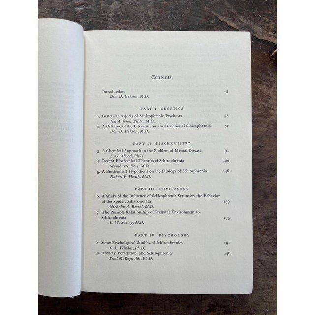 1960 the Etiology of Schizophrenia Vintage Book For Sale - Image 9 of 9