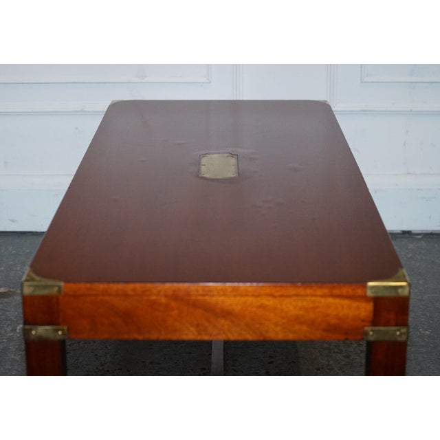 Military Campaign Coffee Table from Harrods Kennedy London For Sale - Image 12 of 16