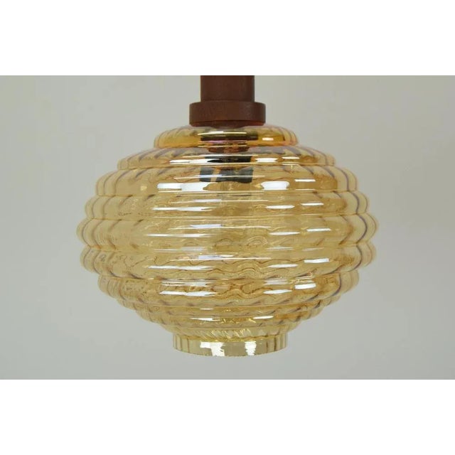 Mid-Century Glass Pendant, 1960s For Sale - Image 4 of 11