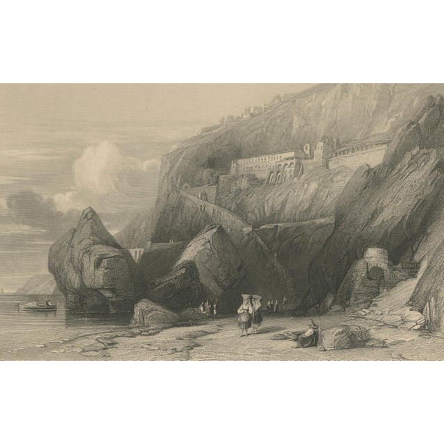 After W. L. Leitch, Amalfi Coast, 1838, Engraving For Sale - Image 4 of 10
