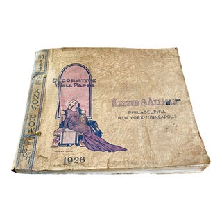 1926 Wallpaper & Textures Sample Book For Sale