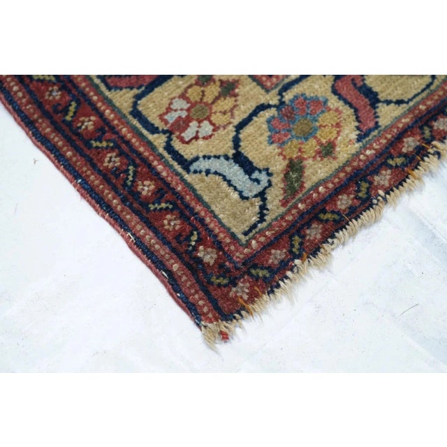 19th Century Antique Malayer Rug 4'2'' x 6'2'' For Sale - Image 5 of 10