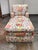 Design Plus Gallery presents a Bespoke Chaise Lounge. Upholstered in a multicolor floral chintz fabric, this chaise...