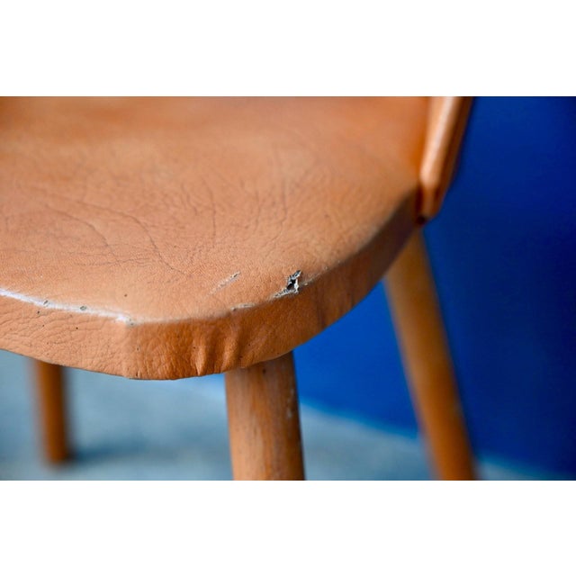 Wood Mid-Century French Barrel-Shaped Childrens Chair, 1950s For Sale - Image 7 of 11