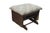 Traditional Vintage Oak Gliding Rocking Footstool Foot Rest Storage Ottoman 20" For Sale - Image 3 of 18