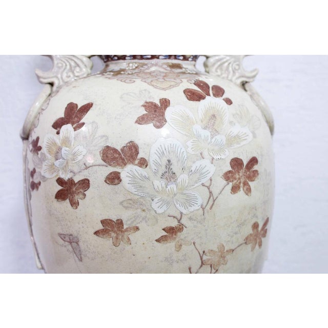 Ceramic Japanese Vase Satsuma, 1930s For Sale - Image 7 of 14
