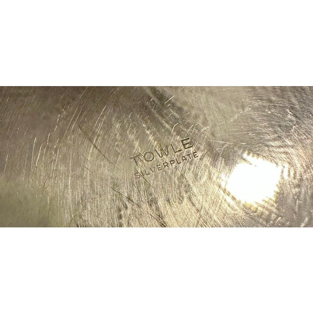 Vintage Towle Silversmiths Rectangular Serving Tray For Sale In Birmingham - Image 6 of 12