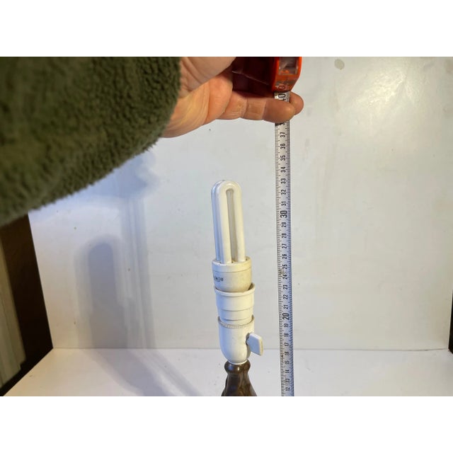 Ceramic Art Nouveau Revival Ceramic Table Lamp by Søholm, 1950s For Sale - Image 7 of 9