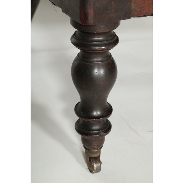 Green Pair of Napoleon III Rosewood Armchairs For Sale - Image 8 of 11