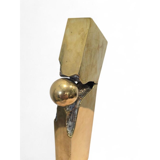 Abstract Bronze Sculpture, 1970s For Sale - Image 4 of 13