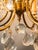Brass Chandelier with Crystal Trimmings For Sale - Image 6 of 18