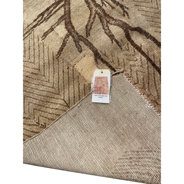 Antique Samarkand Animal Rug 6'8'' X 4'6'' For Sale In Los Angeles - Image 6 of 7