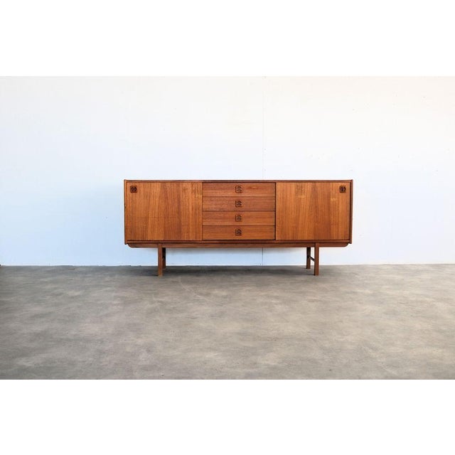 Vintage Swedish Sideboard in Teak, 1960s For Sale - Image 11 of 11