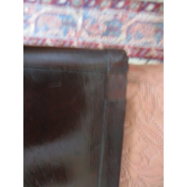 Antique Large French Empire Mahogany Ottoman / Footstool Footed For Sale - Image 10 of 12