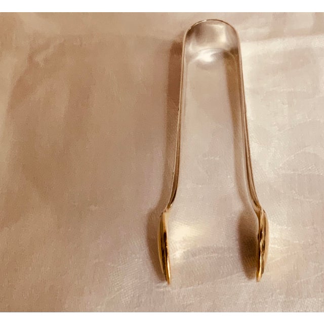 Art Deco 1930s WMF Germany Art Deco Silverplate Serving Tongs - 4" For Sale - Image 3 of 9