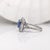2020s 4Ct Tanzanite Ring With Natural Diamonds & Milgrain Detail in Solid 14k Gold, Size 6.75 For Sale - Image 5 of 8