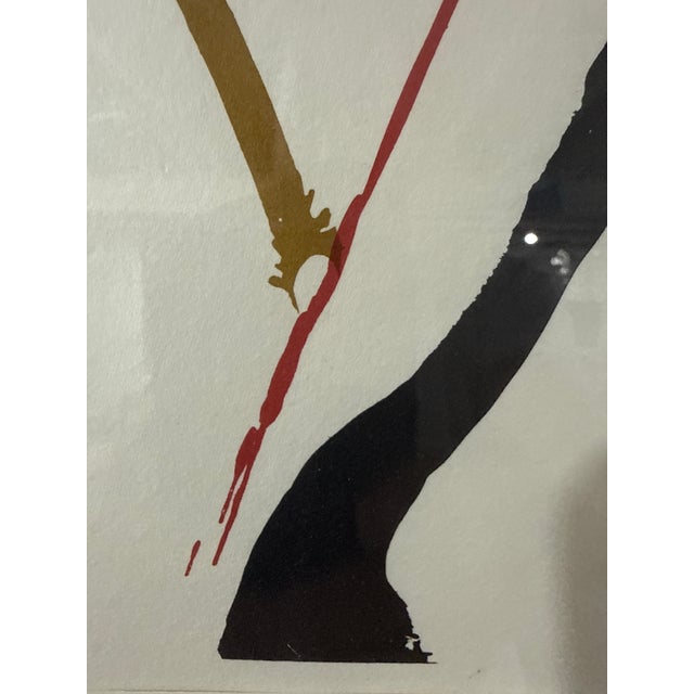 Paul Jenkins Abstract Lithograph,Signed & Numbered, 1960s, Custom Framed With Uv Glass For Sale - Image 11 of 12