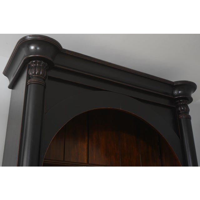 Black Heidi Steinberg Collection Monumental Arched Open Bookcase For Sale - Image 8 of 16