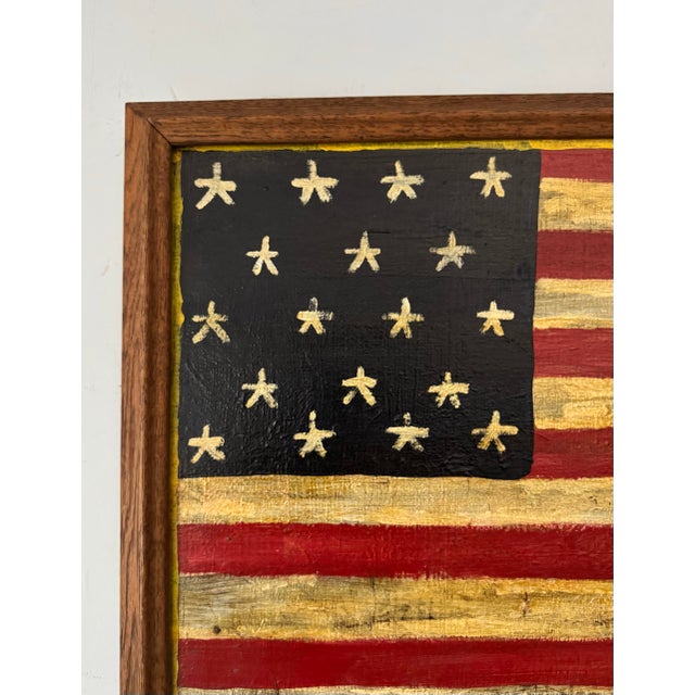 American American Flag Painting by Elias Telles For Sale - Image 3 of 5
