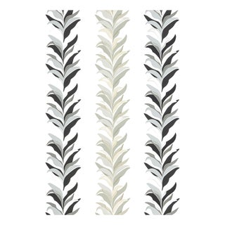 The House of Scalamandré Chira Island Wallpaper, Shadow For Sale