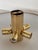 Large Flush Mount Light in Polished Brass by Florian Schulz, 1970s For Sale - Image 12 of 14