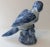 Vintage Blue and White Chinoiserie Parrot Figurine For Sale - Image 9 of 9