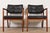 A gorgeous pair of Mid-Century Modern lounge chairs or club chairs In the manner of Jens Risom By Jasper Chair Co. USA,...