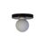 Globe Flush Mount Black, 3 Inch Glass Globe, by Research.Lighting, Modern, Minimal For Sale - Image 4 of 6