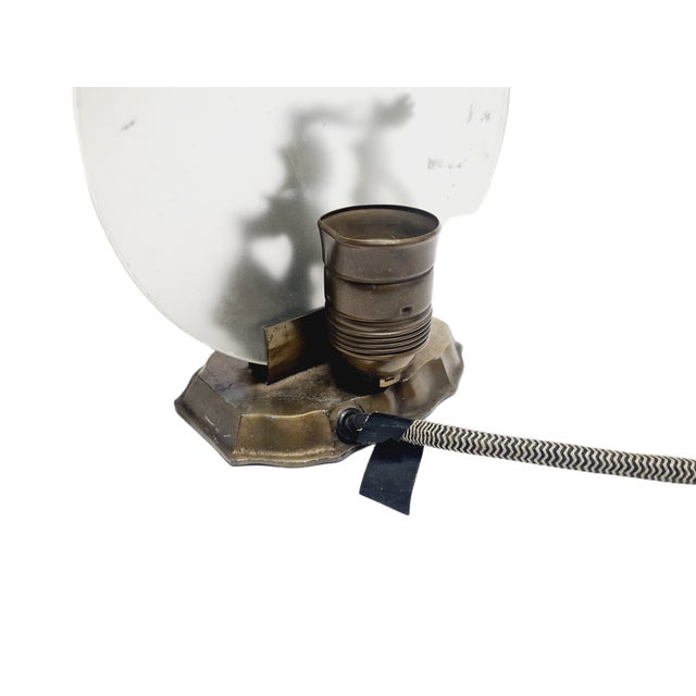 Art Deco Style Bedside Lamp, Denmark, 1950s For Sale - Image 11 of 14