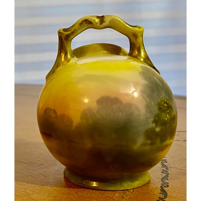 Ceramic Early 20th Century Rare Royal Bayreuth Hand Painted Miniature Sugar: English Huntsman, Horse, Fox Hounds For Sale - Image 7 of 11