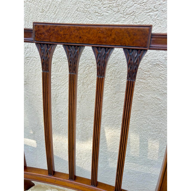 This beautiful set of Neoclassical side chairs were made for Colony Furniture Shops, Charlotte Nc most likely in the 60’s...