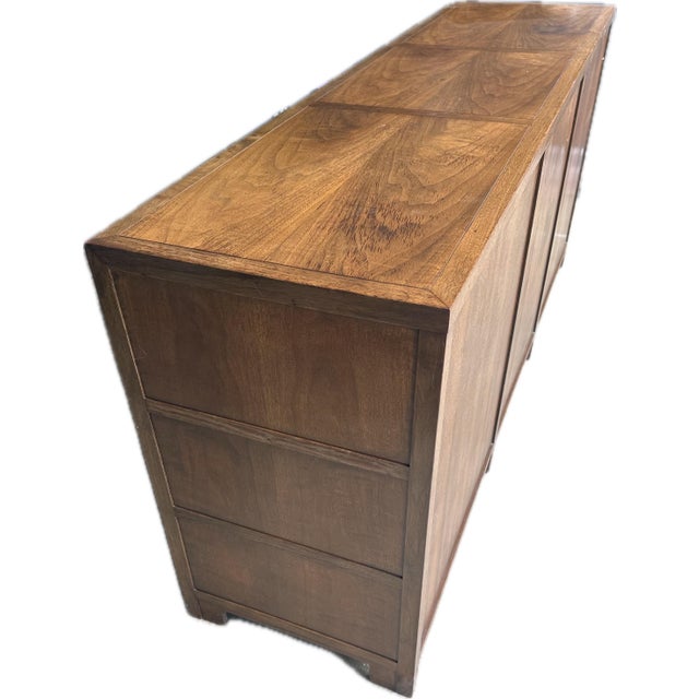 Mid-Century Modern Michael Taylor for Baker Far East Collection Nine-Drawer Chest For Sale - Image 3 of 9
