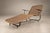 Metal Brazilian Modern Sculptural Chaise in Wicker, Mohair, Steel and Brass, Att. Carlo Hauner, Brazil, 1950s For Sale - Image 7 of 18