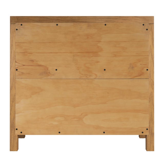 Nora 31 in. W Wood 1 Drawer 2 Door Accent Storage Cabinet, Light Natural For Sale In Chicago - Image 6 of 8
